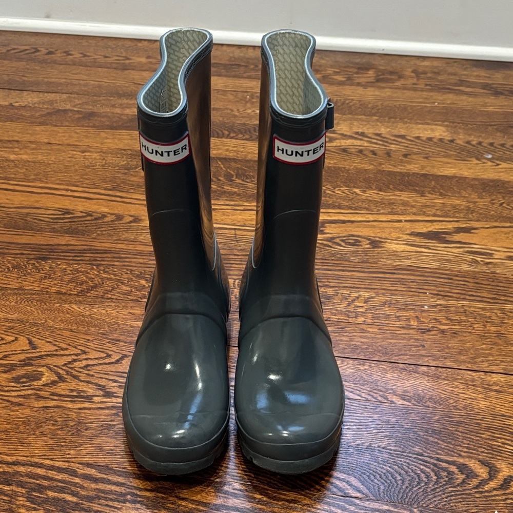 Hunter Charcoal Waterproof Boots - Picture 2 of 5